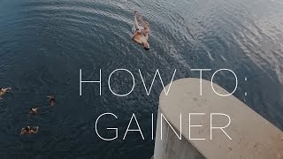 How to Gainer Flip Into Water EASY [upl. by Madid]