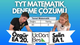 TYT MATEMATİK BÖYLE FULLENİR 1 ve 20 Gözünden SINAV TADINDA DENEME ÇÖZÜMÜ yks2024 [upl. by Latton525]