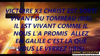 VICTOIRE AU CHRIST CHANT DE LOUANGE PAQUES CATHOLIQUE AFRO GOSPEL [upl. by Nodnek]