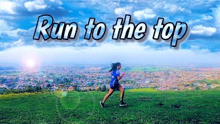 Run to the top of the South Downs Eastbourne SussexFilmed with DJI Neo amp Samsung S24 [upl. by Palermo567]