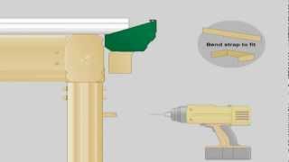 Stratco Outback  Flat Attached  Veranda Patio Carport  HowTo Installation [upl. by Tahmosh144]