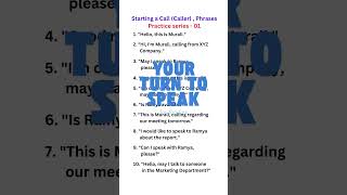 Telephonic Conversation Series1 englishlanguage spokenenglish [upl. by Aenahs330]