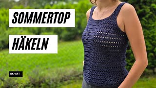 HäkelSommertop mit Lochmuster perfekt für heiße Tage [upl. by Nikkie]