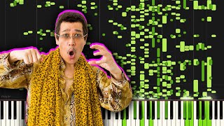 PIKOTARO  PPAP but plays piano after converting to MIDI file [upl. by Atinnod790]