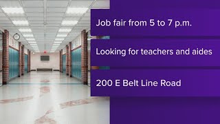 Desoto ISD hosting job fair Wednesday Aug 9 [upl. by Berners]