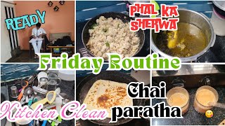 Friday Routine🤫  RECIPE Vlogs 😋  Aaj Banai chai Paratha 😍 [upl. by Castillo]