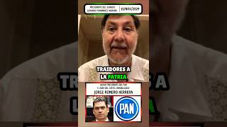 Noroña NO TUVO PIEDAD con el nuevo presidente del PAN Jorge Romero Herrera [upl. by Nnaeirb]