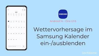 Wettervorhersage im Samsung Kalender einblenden oder ausblenden  Samsung Android 14  One UI 6 [upl. by Oimetra]