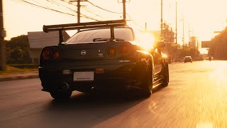 Skyline R34 GTR Cinematic  Midnight Purple ii  4K [upl. by Ybhsa]