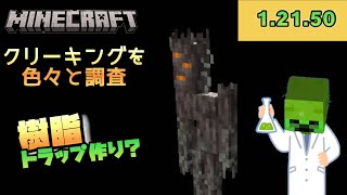 【検証】クリーキングを調べる！ボートに乗る？ネザーで湧く？【iPadでマイクラ プレイ動画】 マイクラ minecraft 統合版 [upl. by Nessah]