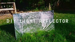 DIY Light Reflector Under 5 Dollars  Easy and useful [upl. by Asiak]