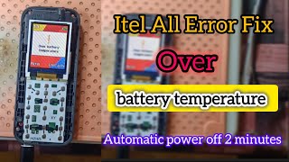 itel it2165 over battery temperature All itel Error Fix [upl. by Bodwell604]