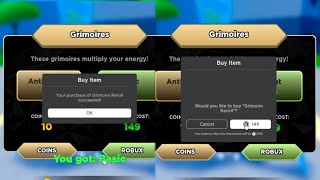 Buying Better Robux GrimoiresAnime Souls Simulator [upl. by Leicester81]