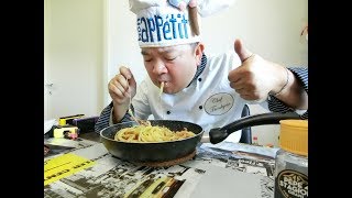 VIDEORICETTA COME CUCINARE GLI SPAGHETTI ALLA CARBONARA CHEF TRONKYCIN vista go pro 4 hero [upl. by Gerianne234]