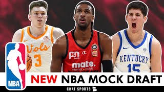 UPDATED 2024 NBA Mock Draft  NBA Draft Rumors [upl. by Heddy350]