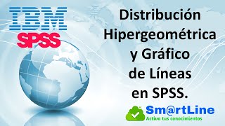 📈 Distribución Hipergeométrica y Gráfico de Líneas en SPSS 📊 [upl. by Philomena]