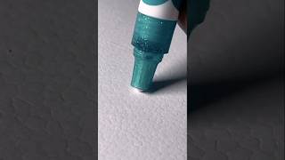 Bright markerglitter pen✨as smrsatisfying viralvideo gliterpen art [upl. by Nodnal]