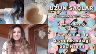 Turunculaşmış sarı saçıma cila atıyorumEvde saça cila nasıl yapılır [upl. by Annhoj]