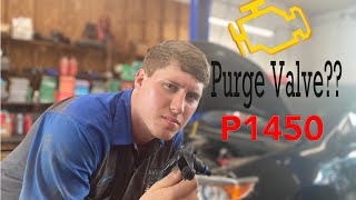 FORD How to Diagnose and Repair DTC P1450 Purge Valve [upl. by Gnouhp419]