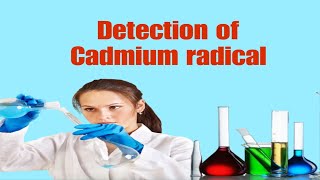 Cadmium ion Confirmatory testSalt analysis Chemistry [upl. by Cordie]