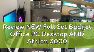 Review NEW Full Set Budget Office PC Desktop AMD Athlon 3000G  Ryzen 3  Intel G6405  Core i3 [upl. by Immot]