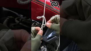 From sheepshank knot to trucker’s hitch knot  Auto lock knotshort [upl. by Nowed]