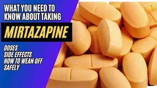 Mirtazapine Remeron  Starting Increasing amp Tapering Doses For Insomnia Anxiety amp Depression [upl. by Thisbe773]