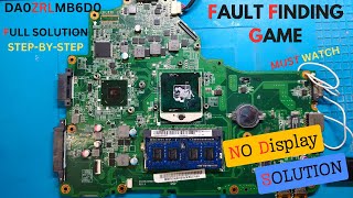 DA0ZRLMB6D0 NO DISPLAY SOLUTION GFX MISSING STUCK ON 0632A  MUST WATCH  FULL SOLUTION  laptop [upl. by Nauqed705]