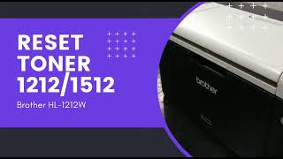 RESET DO TONER DA IMPRESSORA HL 1212W TN 1060 [upl. by Josler]