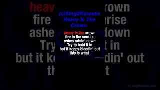 Linkin Park Heavy Is The Crown Karaoke Version Lyrics [upl. by Iohk]