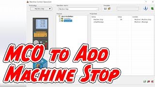 MCO to Add Machine Stop [upl. by Batha538]