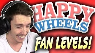 GREATEST FAN LEVELS BLOODY LEDGEND  Happy Wheels  Random Crap Friday [upl. by Zeeba]