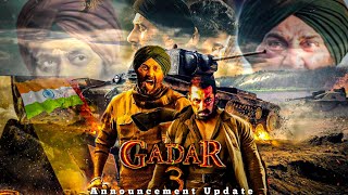 Gaddar 3 The Katha Ends Official Trailer Update  Salman KhanSunny DeolUtkarsh Sharma [upl. by Hedaza116]