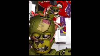 🔞 left right Fnaf memes Foxy springtrap barbershop ytp [upl. by Rozek]