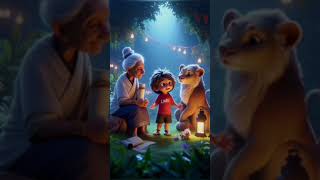 sheru and magical book hindi kahani  sheru animation cartoon magicalstorieshindi sherkikahani [upl. by Narut]