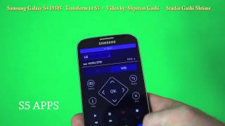 Samsung Galaxy S4 I9505 transform to S5 TouchWiz [upl. by Irra152]