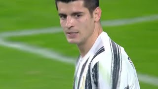 Alvaro Morata Backheel Miss vs Atalanta 16122020 [upl. by Okia42]