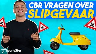 Scooter theorie examen vragen over slipgevaar CBR Brommer snorfiets brommobiel [upl. by Okihcas]