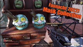 Mask Collection Fasnacht 2022  Helvetia WV  Fallout 76  PS4PS5  Look [upl. by Htebiram273]