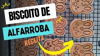 BISCOITO PARA CACHORRO DE ALFARROBA [upl. by Pasol845]