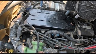 Paccar PX6  Cummins 67 ISB Crankcase Ventilation Filter Replacement [upl. by Htiffirg]