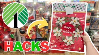 GENIUS 🤯 Dollar Tree DIY Crafts Using Gift Bags  Christmas DIY Crafts [upl. by Yrahk]