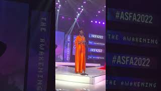 Angella Summer Namubiru receives her’FASHION INFLUENCER AWARD 2022 ASFA [upl. by Leelah848]