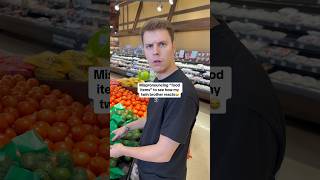 Mispronouncing “food items” to see how my twin brother reacts viral trending funny shorts [upl. by Acim]