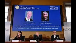 Nobel Prize in Physics 2024 AI Pioneers Honored [upl. by Aisorbma]