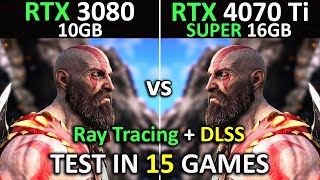 RTX 3080 vs RTX 4070 Ti SUPER  Test in 15 Games  1440p amp 4K2160p  Worth Upgrading 🤔  2024 [upl. by Jarek703]