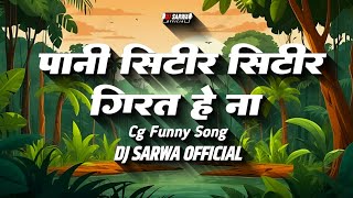 PANI SITIR SITIR GIRAT HE NA  CG FUNNY SONG  CG NEW DJ SONG 2024  DJ SARWA OFFICIAL [upl. by Deach]