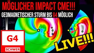 Möglicher Impact CME  Sonnensturm bis G4 möglich am 12052024 [upl. by Noral]