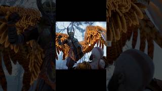 God of War Ragnarök Kratos vs Valkyrie Showdown Boss Fight short gaming ragnarok shortsvideo [upl. by Itsrik]