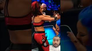 wwe bayley smackdown ajstyles wweraw wrestling wwesmackdown smackdown suplex shorts [upl. by Orimar]